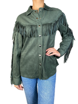 Sobrecamisa Cuero Vegano Flecos