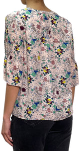 Blusa Seda Estampada