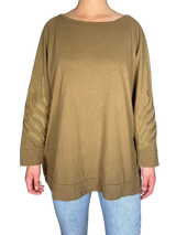 Polera Bordado En Mangas