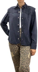 Camisa Denim Negra