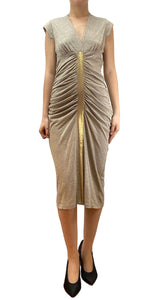 Vestido Hilos Dorados