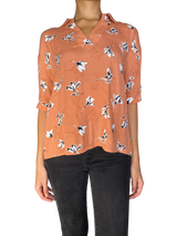 Blusa Damasco Flores