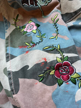 Chaqueta Camuflaje Bordada