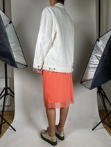 Chaqueta Denim Blanca