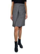 Falda Lana Gris