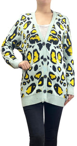 Cardigan Animal Print Multicolor