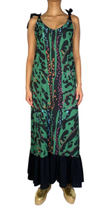 Vestido Maxi Estampado Multicolor