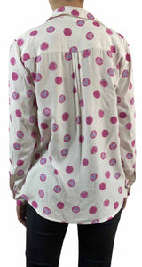 Blusa Corazones y Puntos Blanca