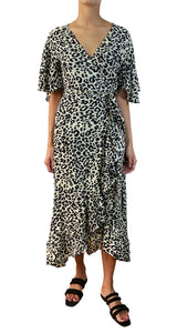 Vestido Wrap Animal Print