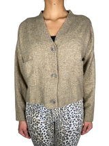 Sweater Abierto Café