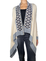 Sweater Abierto Tachas