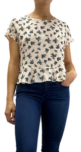 Blusa Seda Hojas