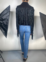 Chaqueta Denim con Flecos