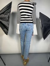 Sweater Rayas Y Vuelos