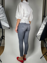 Blusa Blanca Bordada