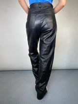 Pantalón Cuero Negro