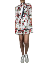 Vestido Blanco Flores