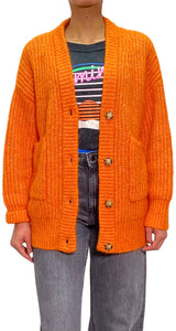 Cardigan Tejido Naranja