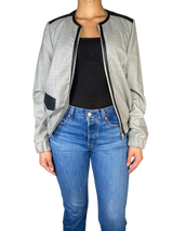 Chaqueta Bomber Gris