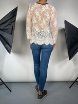 Blusa Encaje Transparencia