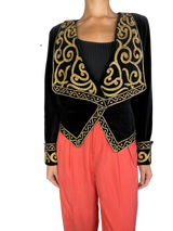 Chaqueta Velvet Bordada