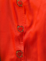 Vestido Botones Con Diseño Laterales