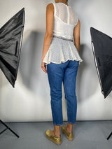 Polera Estampada Ángel Bordado