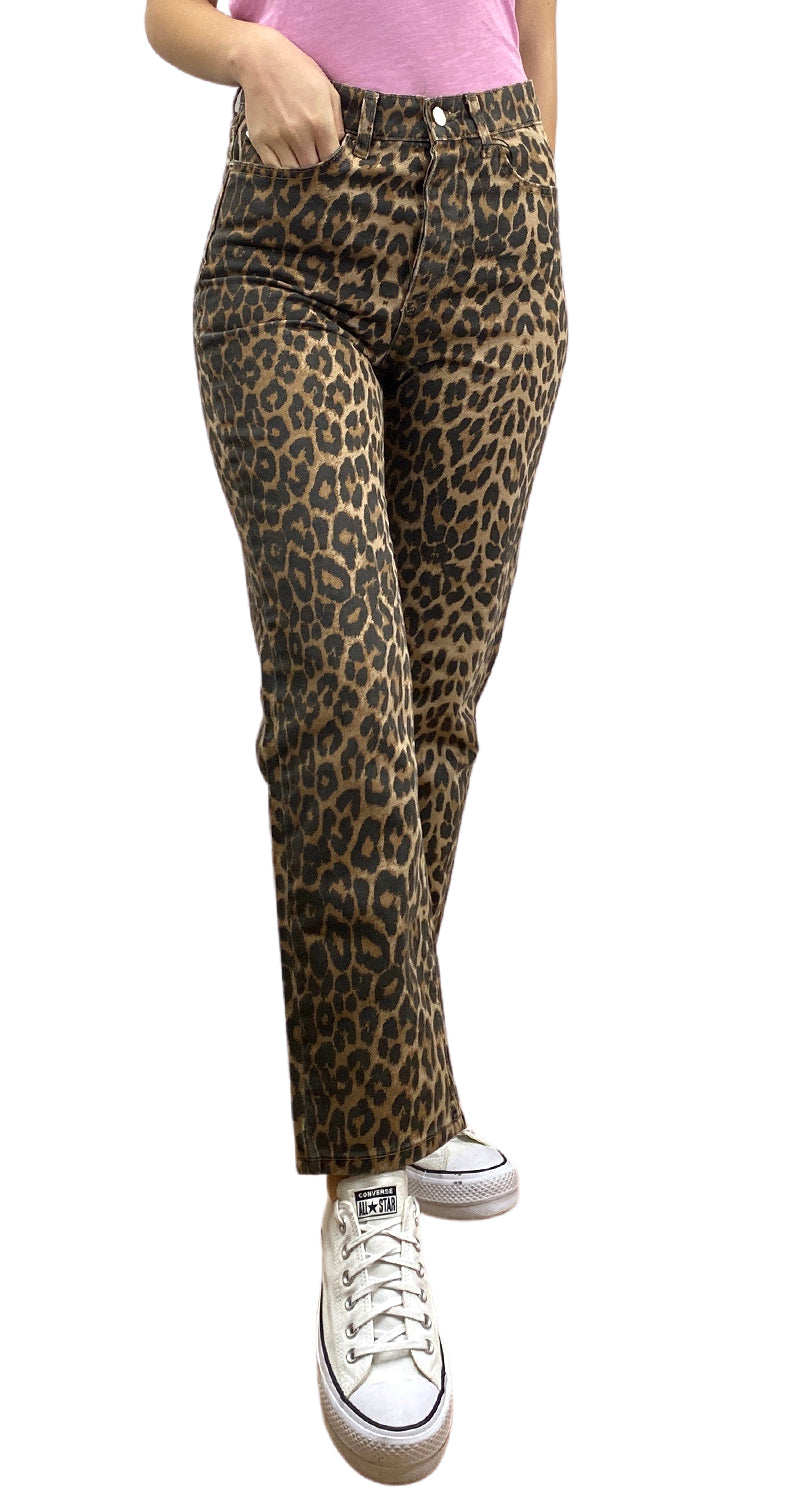 Moda Pantalones Leopardo Zara Pantalón Animal Print ZARA – Market