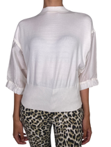 Polera Tejida Mangas Aglobadas