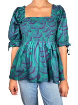 Blusa Bombacha Verde