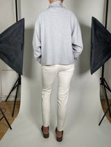 Sweater Gris Cuello Alto