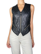 Gilet Negro Cuero