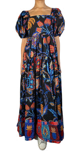 Vestido Mangas Globo