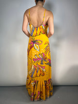 Vestido Amarillo Flores