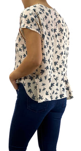 Blusa Seda Hojas