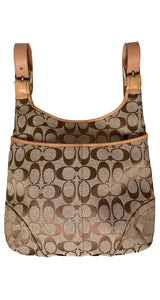 Bandolera Monogram Café