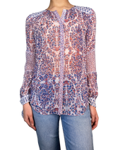 Blusa Seda Estampada