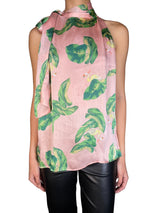 Blusa Estampada Con Lazo