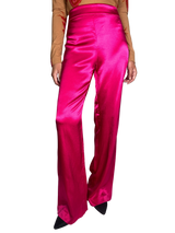 Pantalón Fucsia Satinado