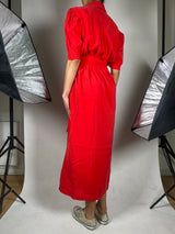 Vestido Camisero Rojo