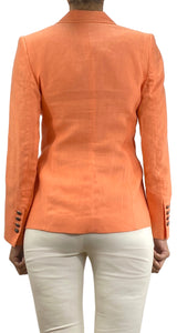 Blazer Naranjo Lino
