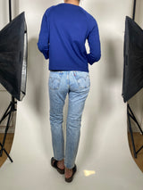 Sweater Azul Lentejuelas