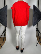 Sweater Abierto Rojo