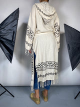 Kimono Blanco Estampado