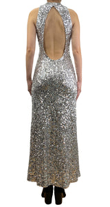 Vestido Lentejuelas Plateado