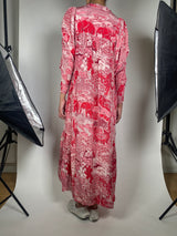 Vestido Rosado Estampado