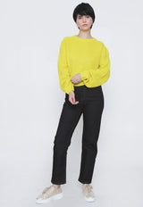 Sweater Jacqueline de Yong Viva Oda Verde - Calce Regular