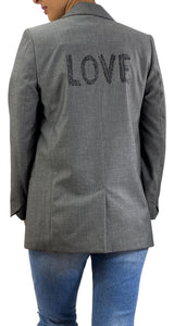 Blazer Gris Love