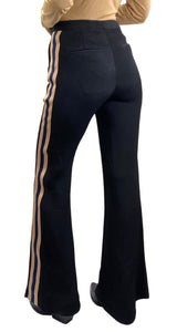 Pantalón Negro Franjas