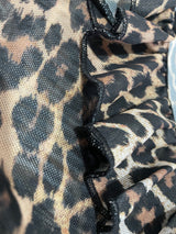 Top Traslúcido Animal Print